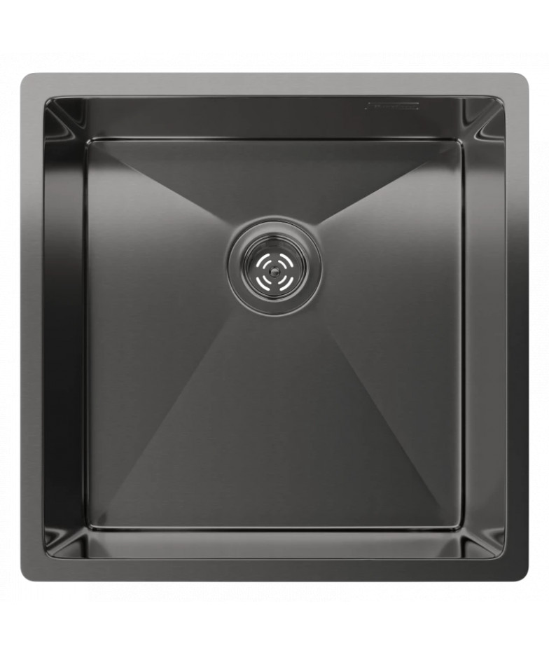 Кухонная мойка Rivelato Rinox 4444 UN PVD black 44x44 см, черный купить в Санкт-Петербурге и Москве