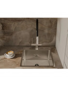 Кухонная мойка Rivelato Rinox 4450 44x50 см, нержавеющая сталь купить в Санкт-Петербурге и Москве