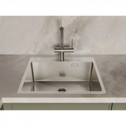 Кухонная мойка Rivelato Rinox 5450 54x50 см, нержавеющая сталь купить в Санкт-Петербурге и Москве