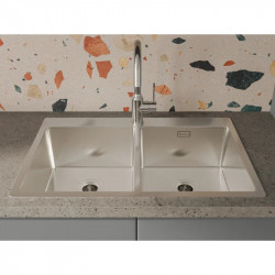 Кухонная мойка Rivelato Rinox 7450 2В 74x50 см, нержавеющая сталь купить в Санкт-Петербурге и Москве