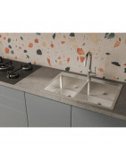 Кухонная мойка Rivelato Rinox 7450 2В 74x50 см, нержавеющая сталь купить в Санкт-Петербурге и Москве