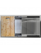 Кухонная мойка Rivelato Rinox 8044 UN 80x44 см, нержавеющая сталь купить в Санкт-Петербурге и Москве