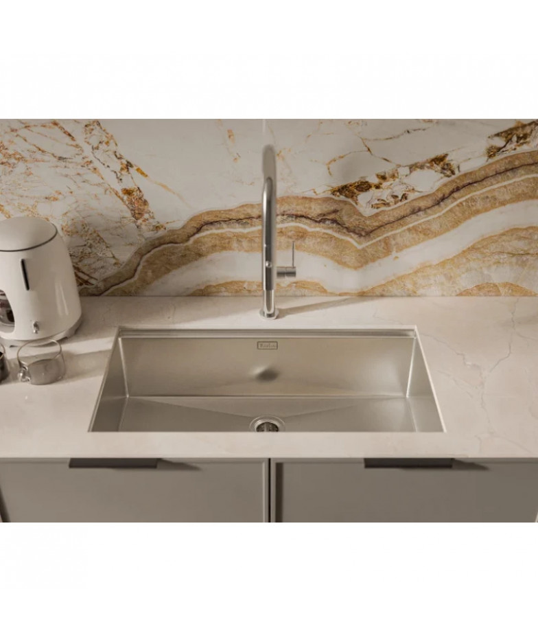 Кухонная мойка Rivelato Rinox 8044 UN 80x44 см, нержавеющая сталь купить в Санкт-Петербурге и Москве