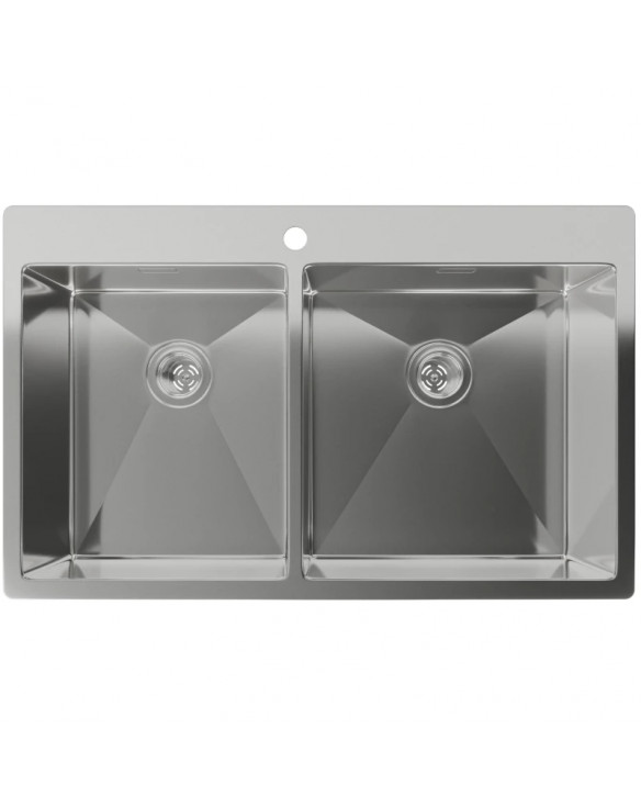 Кухонная мойка Rivelato Rinox 8050 B2 80x50 см, нержавеющая сталь купить в Санкт-Петербурге и Москве