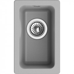 Кухонная мойка Rivelato Berkana BK-25 grigio metallizzato 31x46 см, серый металлик купить в Санкт-Петербурге и Москве
