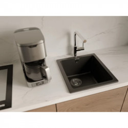 Кухонная мойка Rivelato Berkana BK-35 nero 41x46 см, черный купить в Санкт-Петербурге и Москве