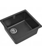 Кухонная мойка Rivelato Berkana BK-45 antracite 49x46 см, антрацит купить в Санкт-Петербурге и Москве