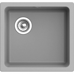Кухонная мойка Rivelato Berkana BK-45 grigio metallizzato 49x46 см, серый металлик купить в Санкт-Петербурге и Москве
