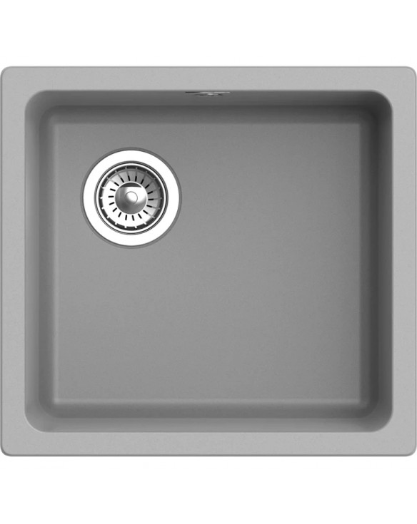 Кухонная мойка Rivelato Berkana BK-45 grigio metallizzato 49x46 см, серый металлик купить в Санкт-Петербурге и Москве