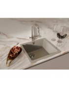 Кухонная мойка Rivelato Berkana BK-45 topazio 49x46 см, топаз купить в Санкт-Петербурге и Москве