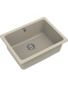 Кухонная мойка Rivelato Berkana BK-50 beige scuro 56x43 см, темно-бежевый купить в Санкт-Петербурге и Москве