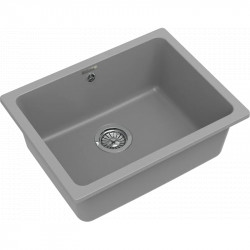 Кухонная мойка Rivelato Berkana BK-50 grigio metallizzato 56x43 см, серый металлик купить в Санкт-Петербурге и Москве