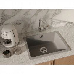 Кухонная мойка Rivelato Berkana BK-50 grigio metallizzato 56x43 см, серый металлик купить в Санкт-Петербурге и Москве