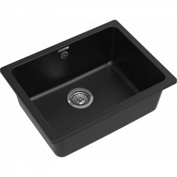 Кухонная мойка Rivelato Berkana BK-50 nero 56x43 см, черный купить в Санкт-Петербурге и Москве