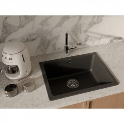 Кухонная мойка Rivelato Berkana BK-50 nero 56x43 см, черный купить в Санкт-Петербурге и Москве