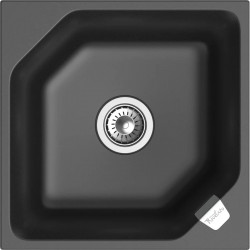 Кухонная мойка Rivelato Locus LS-50 antracite 50x50 см, антрацит купить в Санкт-Петербурге и Москве