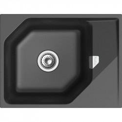 Кухонная мойка Rivelato Locus LS-65 antracite 65x50 см, антрацит купить в Санкт-Петербурге и Москве