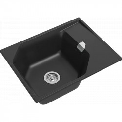 Кухонная мойка Rivelato Locus LS-65 antracite 65x50 см, антрацит купить в Санкт-Петербурге и Москве