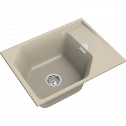 Кухонная мойка Rivelato Locus LS-65 beige scuro 65x50 см, тёмно-бежевый купить в Санкт-Петербурге и Москве
