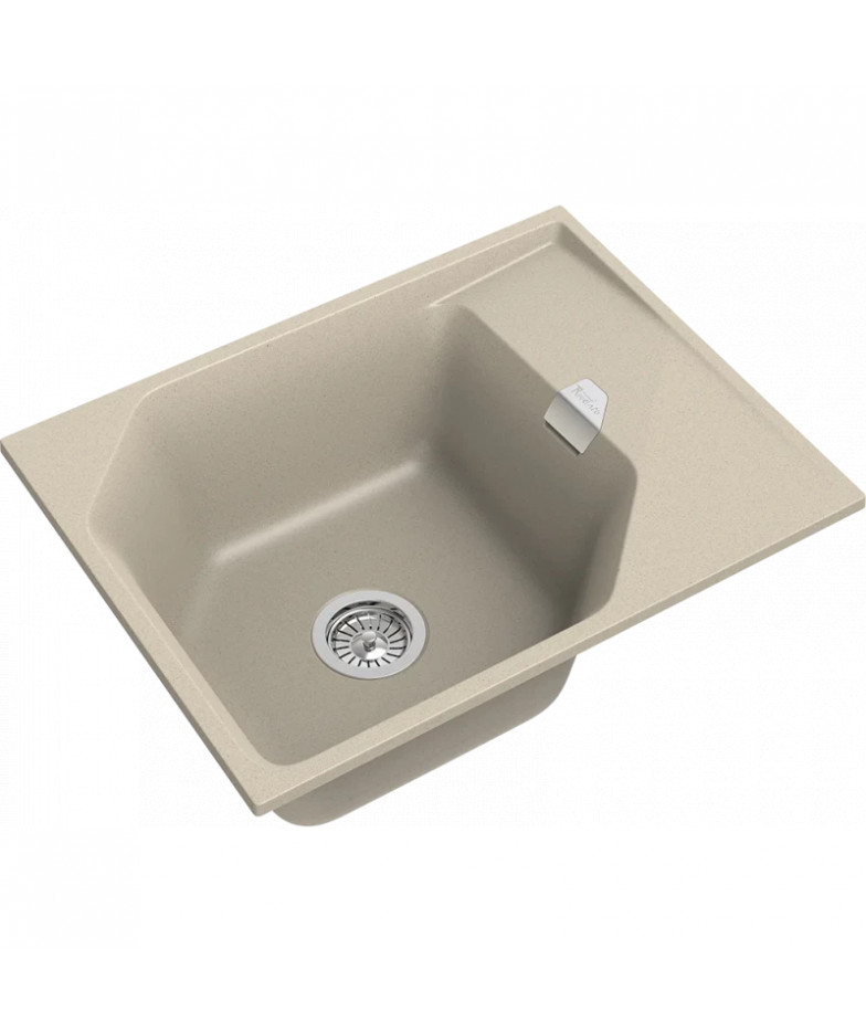 Кухонная мойка Rivelato Locus LS-65 beige scuro 65x50 см, тёмно-бежевый купить в Санкт-Петербурге и Москве