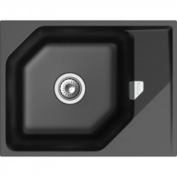 Кухонная мойка Rivelato Locus LS-65 nero 65x50 см, черный купить в Санкт-Петербурге и Москве