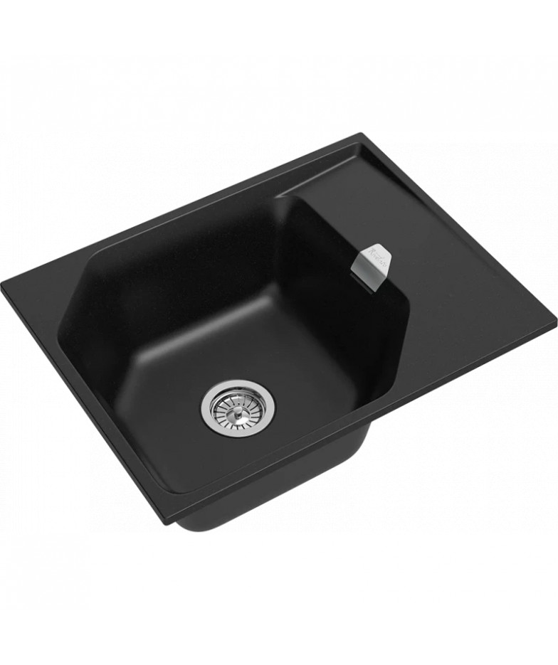 Кухонная мойка Rivelato Locus LS-65 nero 65x50 см, черный купить в Санкт-Петербурге и Москве