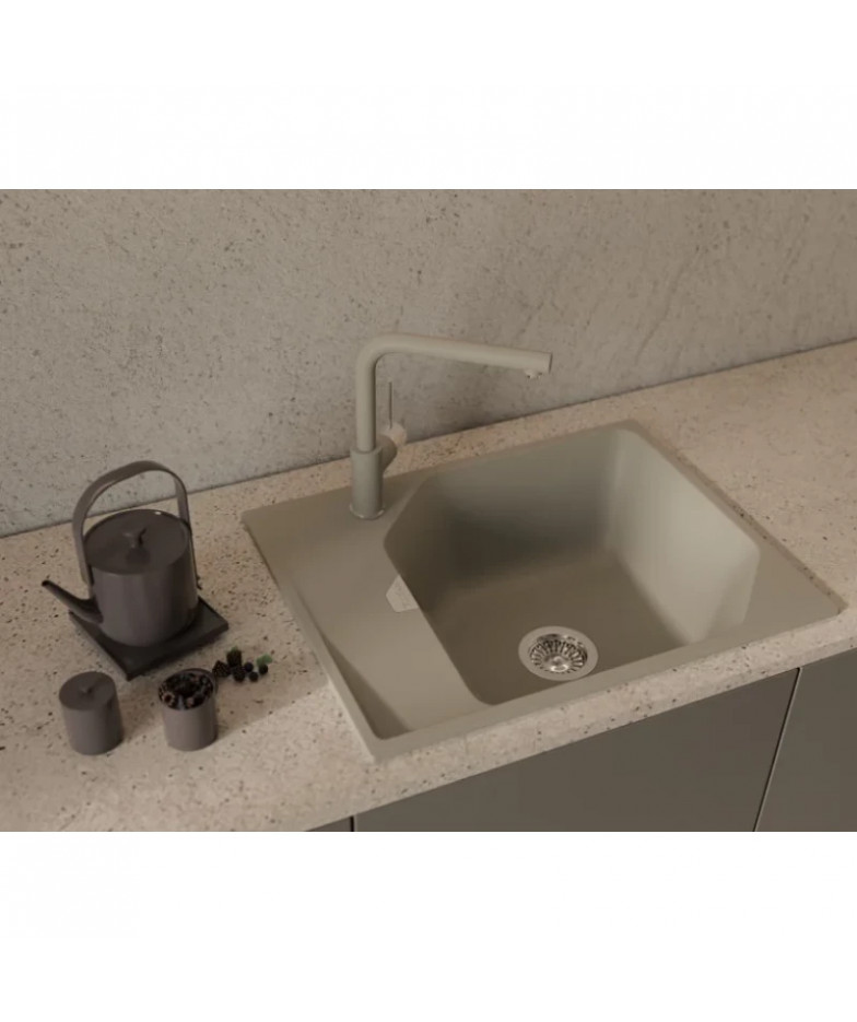 Кухонная мойка Rivelato Locus LS-65 topazio 65x50 см, топаз купить в Санкт-Петербурге и Москве