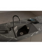 Кухонная мойка Rivelato Locus LS-75 antracite 75x50 см, антрацит купить в Санкт-Петербурге и Москве