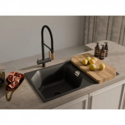 Кухонная мойка Rivelato Locus LS-85 antracite 85x50 см, антрацит купить в Санкт-Петербурге и Москве