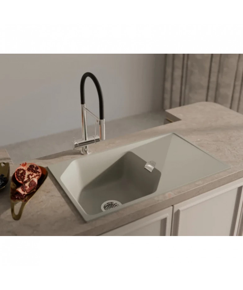 Кухонная мойка Rivelato Locus LS-85 topazio 85x50 см, топаз купить в Санкт-Петербурге и Москве