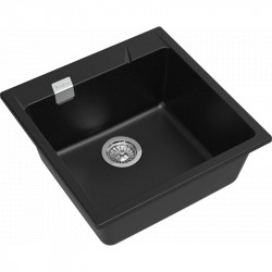 Кухонная мойка Rivelato Raum RM-50 nero 50x51 см, черный купить в Санкт-Петербурге и Москве