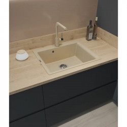 Кухонная мойка Rivelato Axel Х-60 topazio 63x52 см, топаз купить в Санкт-Петербурге и Москве
