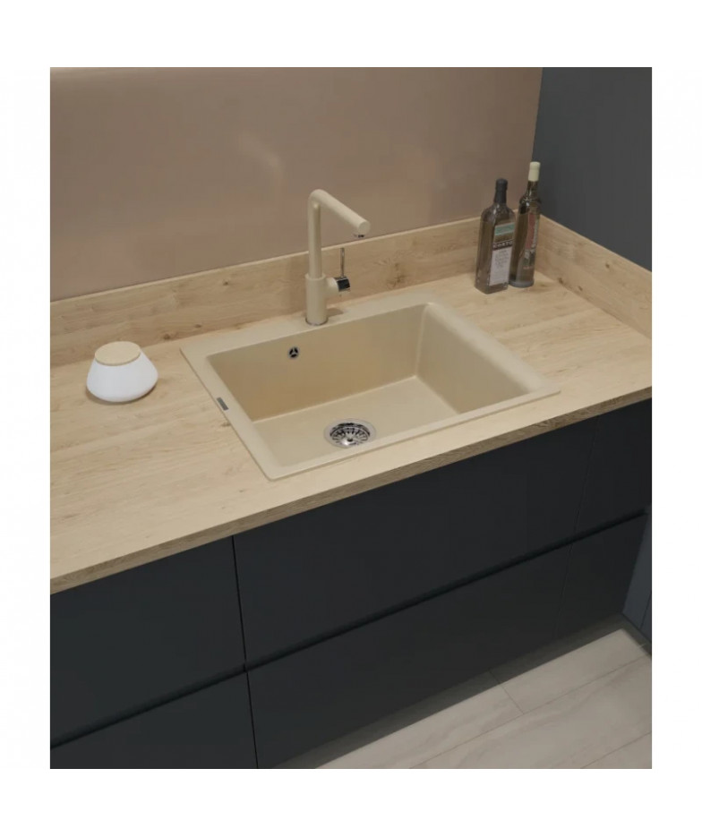 Кухонная мойка Rivelato Axel Х-60 topazio 63x52 см, топаз купить в Санкт-Петербурге и Москве