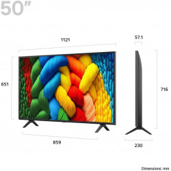 50 Телевизор LG 50NANO80A6B.ARUG, NanoCell, 4K Ultra HD, синяя сажа, СМАРТ ТВ, WebOS