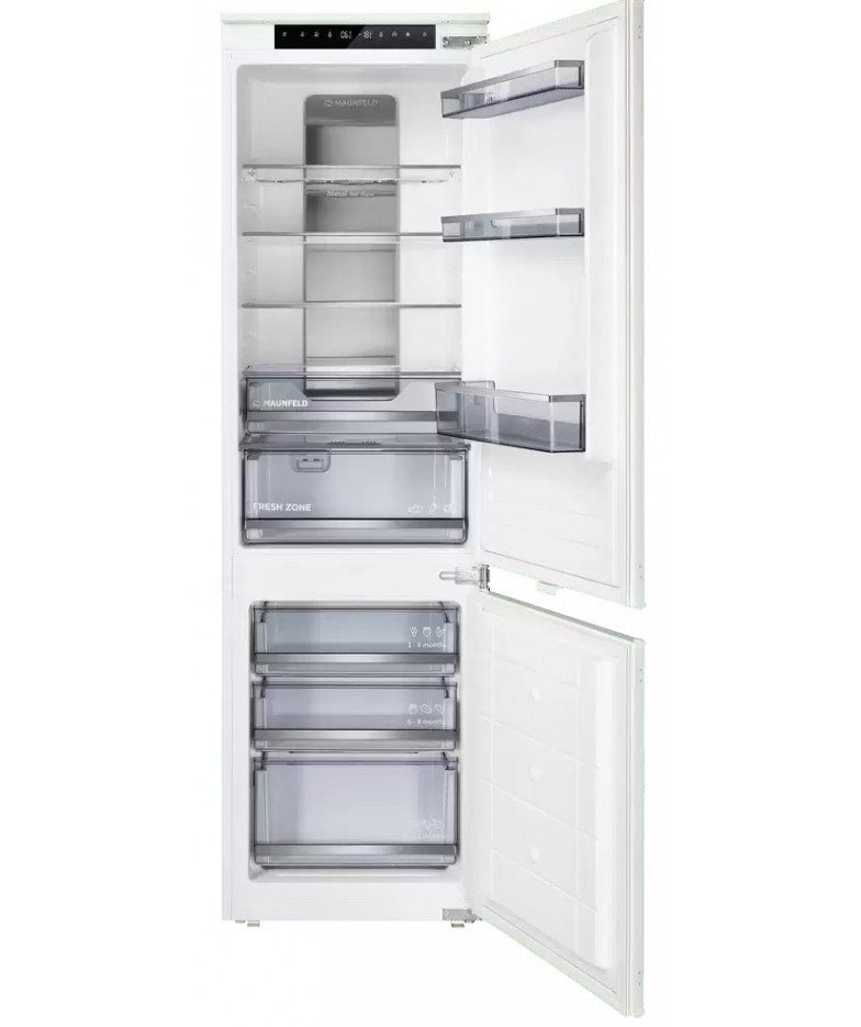 Встраиваемый холодильник Maunfeld MBF17754NFWHGR LUX