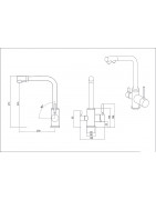 Смеситель EMAR EC-3003 Сатинe