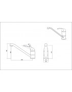 Смеситель EMAR EC-3009 Хром