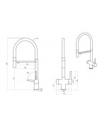 Смеситель EMAR EC-7024 Черный
