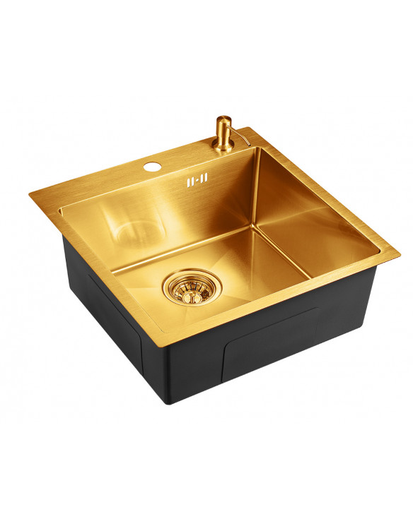 Кухонная мойка EMAR EMB-117A PVD Nano Golden