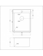 Кухонная мойка EMAR EMB-128A PVD Nano Golden
