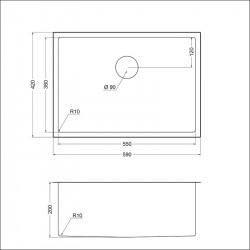 Кухонная мойка EMAR EMB-132 PVD Nano Satine