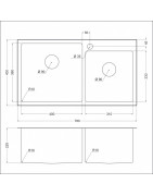 Кухонная мойка EMAR EMB-210 PVD Nano Dark