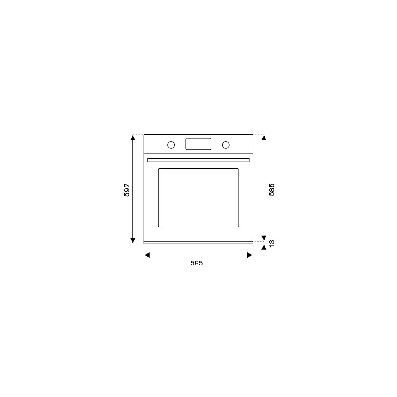 Духовой шкаф Bertazzoni F6011HERVPTAX/23
