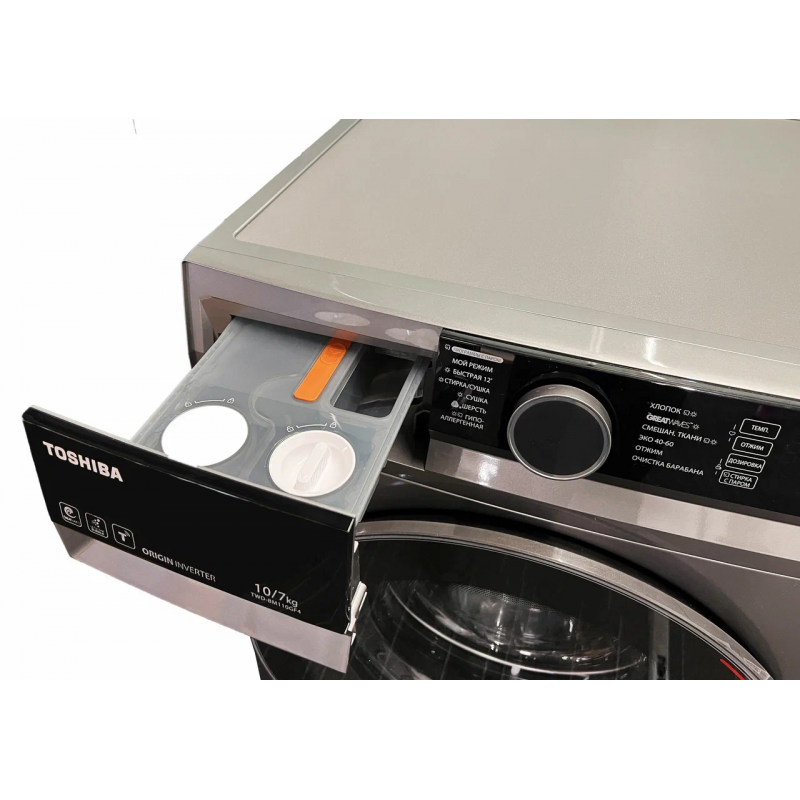 Стиральная машина с сушкой Toshiba TWD-BM110GF4RU(SK)
