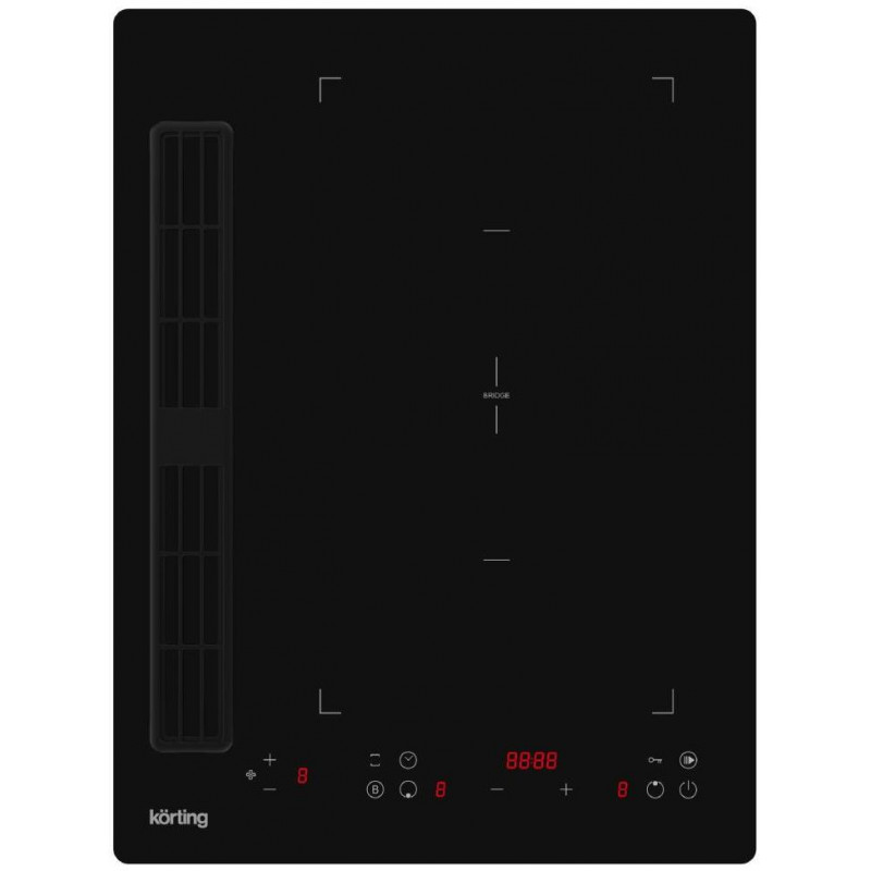 Индукционная варочная панель с интегрированной вытяжкой Korting HIBH 40980 NB