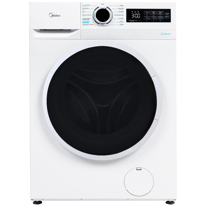 Стиральная машина Midea MF01712US40/W, с фронтальной загрузкой, 7кг, 1200об/мин купить в Санкт-Петербурге
