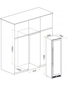 Винный шкаф Meyvel MV98-KST3 Slim