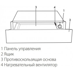Встраиваемый подогреватель посуды Smeg CPR115B3