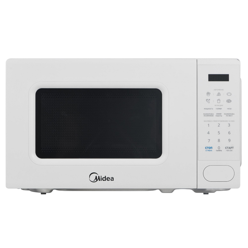 Микроволновая печь Midea EM720C2PR-W, 700Вт, 20л, белый