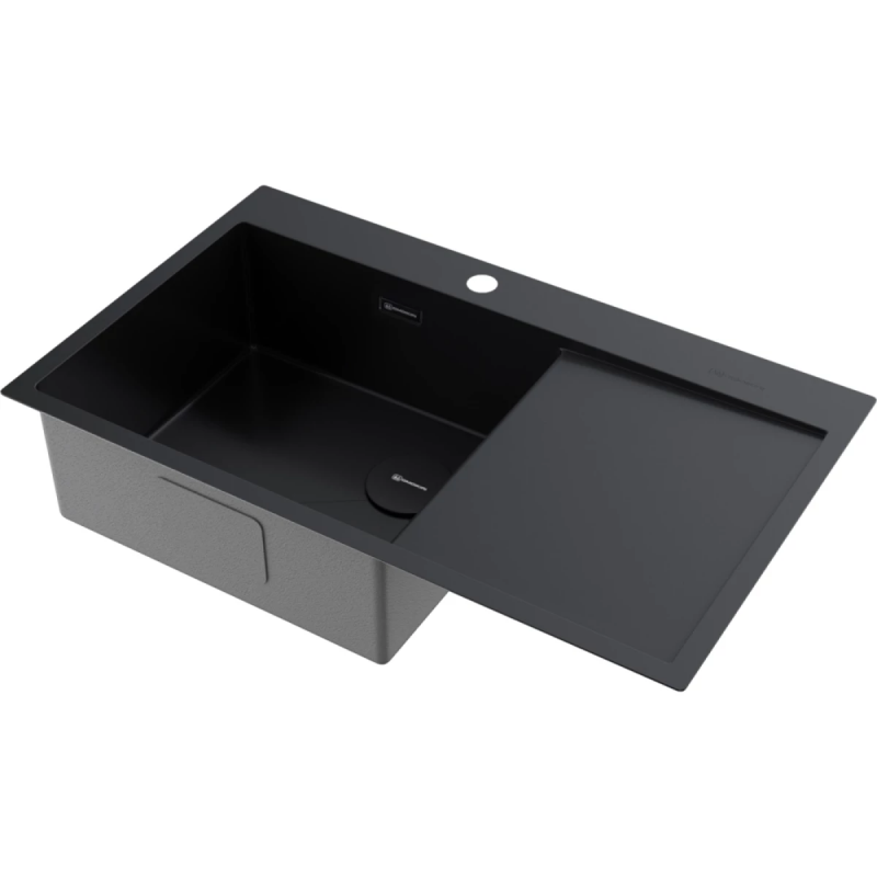 Кухонная мойка Omoikiri Akisame 86-GB-L Side 4997043 86x51 см, графит